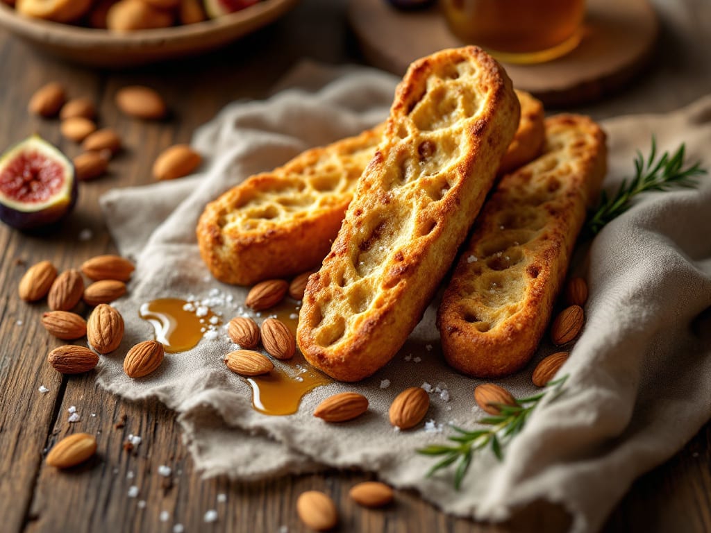 Biscotti secchi ricetta light: mandorle tostate e farina integrale senza burro
