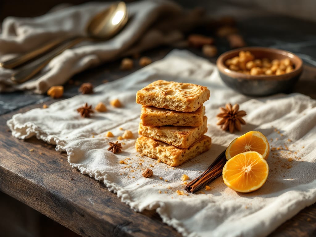 Biscotti alla vaniglia e zenzero con farina di riso