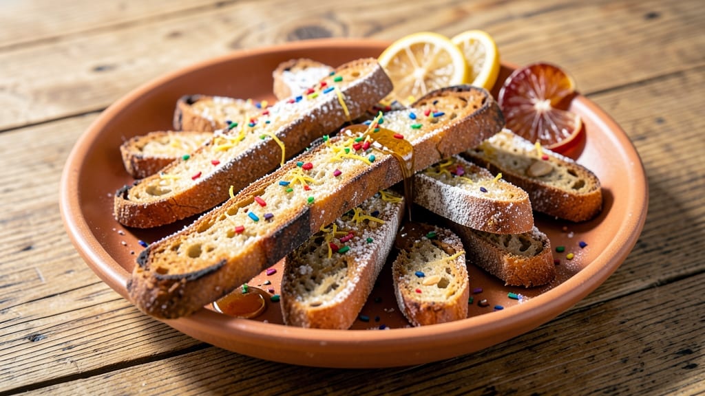 Antichi biscotti fiorentini ricetta: con miele, anice e mandorle tostate per un profumo di bottega